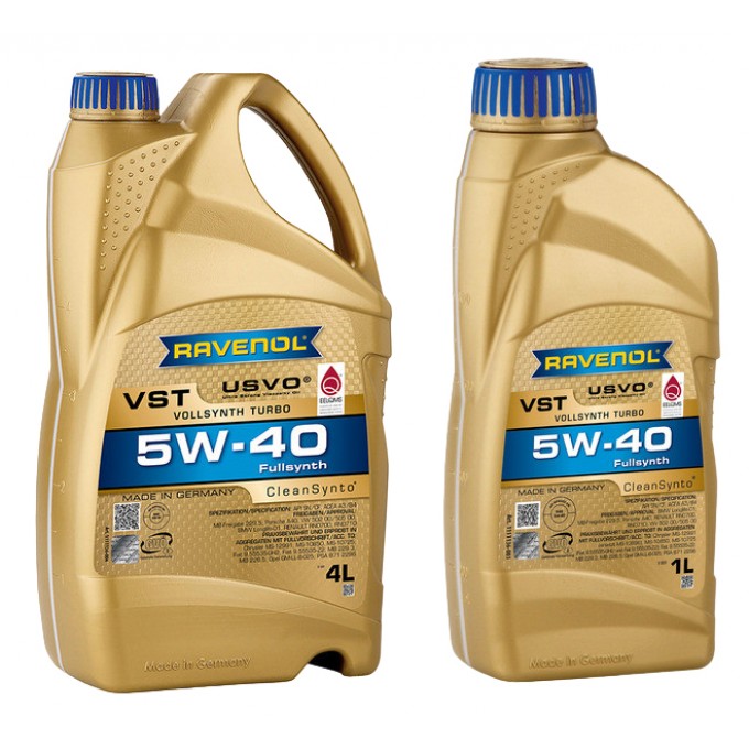 Моторное масло RAVENOL синтетическое Vst 5W40 5л 1111136A05