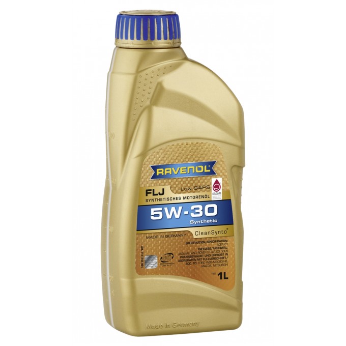 Моторное масло RAVENOL синтетическое Flj 5W30 1л 1111143001