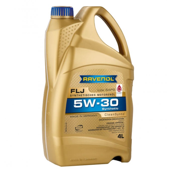 Моторное масло RAVENOL синтетическое Flj 5W30 4л 1111143004