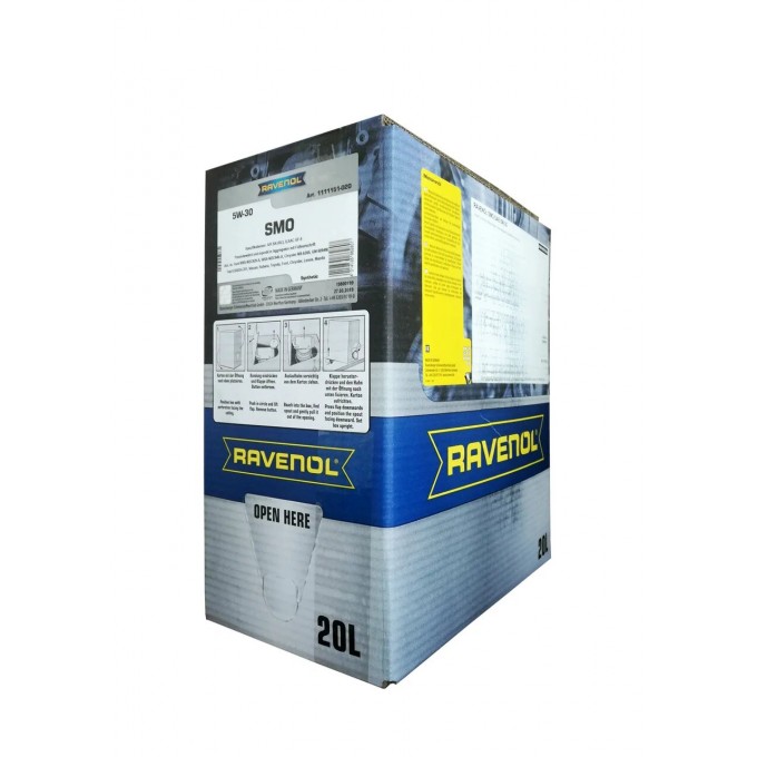 Моторное масло RAVENOL SMO SAE 5W30 ecobox 20л 111115102001888