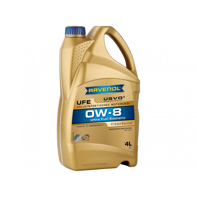 Моторное масло RAVENOL UFE Ultra Fuel Economy 0W-8 4л 1111155-004-01-999