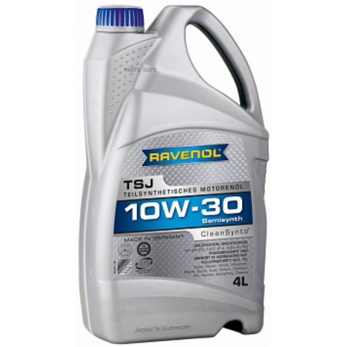 Моторное масло RAVENOL 10W30 4л 111210600401999