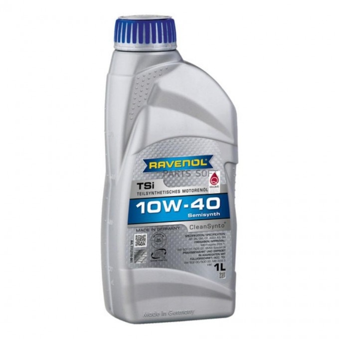 Моторное масло RAVENOL полусинтетическое 10w40 Tsi 1л 1112110001