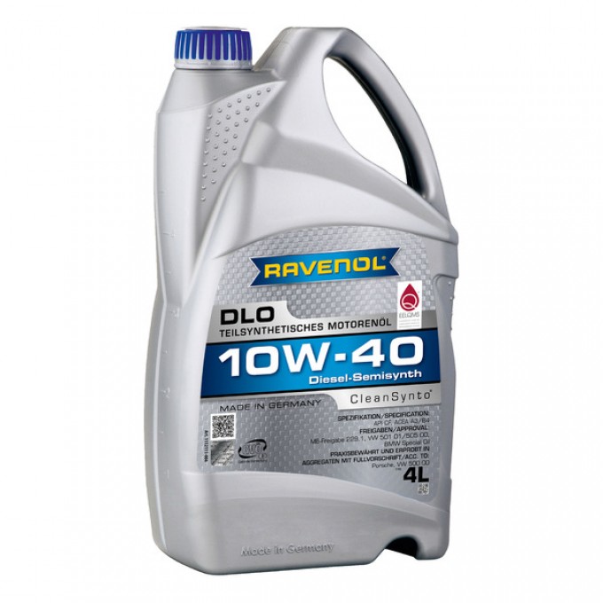 Моторное масло RAVENOL DLO SAE 10W40 new 4л 111211100401999