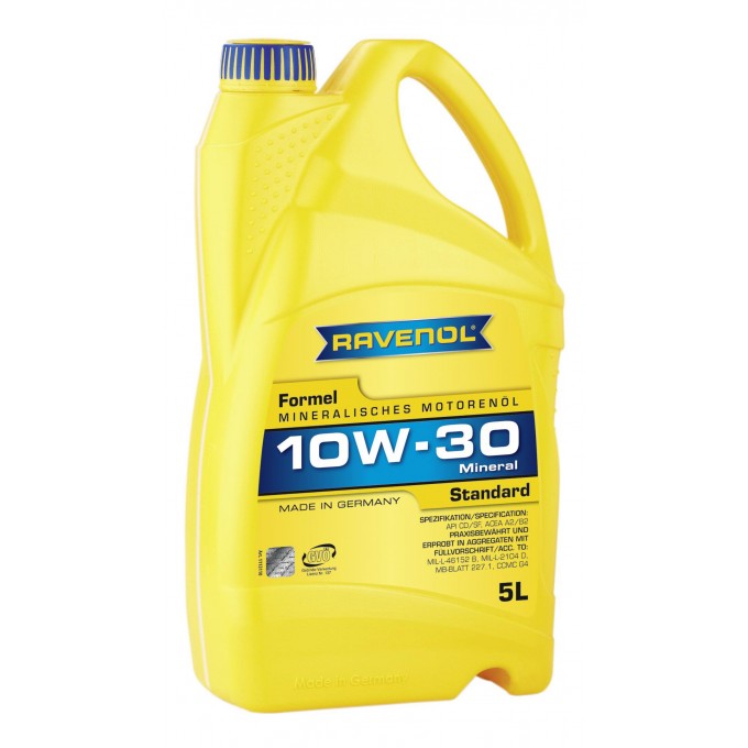 Моторное масло RAVENOL Formel Standard Sae 10W30 5л 111311000501999