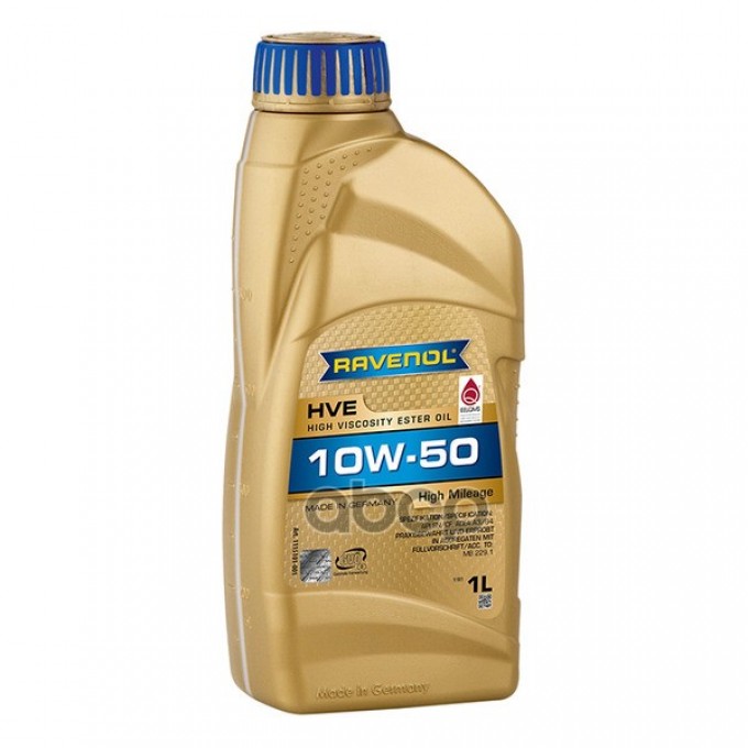 Ravenol Моторное Масло RAVENOL Hve High Viscosity Ester Oil Sae10w-50 ( 1Л) New 111510100101999