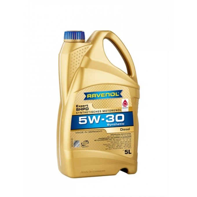 Моторное масло RAVENOL 5W30 5л 112110400501999