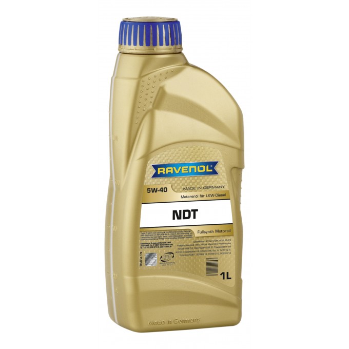 Моторное масло RAVENOL NDT 5W40 1л 112210300101998