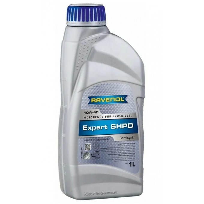 Моторное масло RAVENOL полусинтетическое Expert Shpd 10w40 1л 1122105001