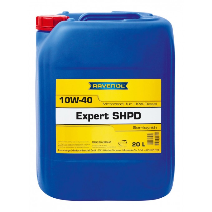 Моторное масло RAVENOL Expert SHPD NeW 10W40 20л 112210502001999