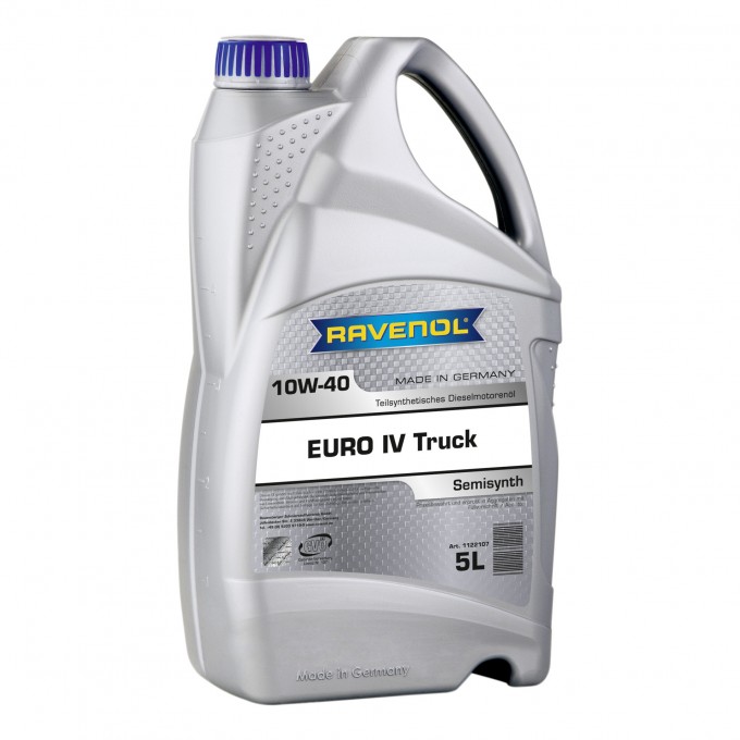 Моторное масло RAVENOL Euro IV Truck 10W40 5л 112210700501999