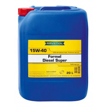 Моторное масло RAVENOL Formel Super Diesel NeW 15W40 20л