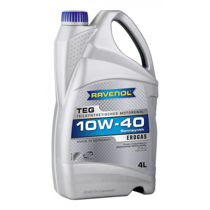 Моторное масло RAVENOL TEG 10W40 4л 113210000401999