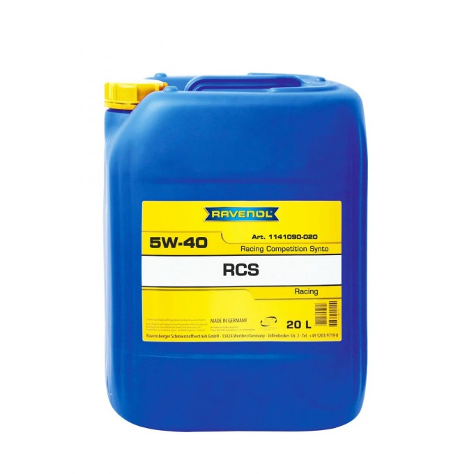 Моторное масло RAVENOL RCS 5W40 20л 114109002001999