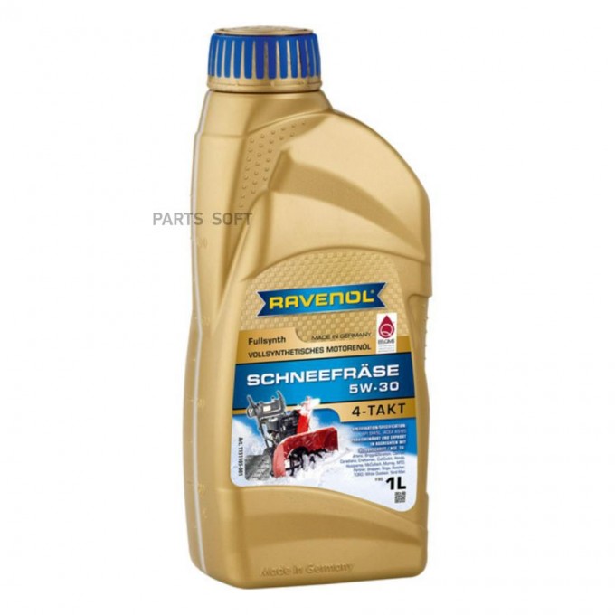 Моторное масло RAVENOL синтетическое 4-Takt 5W30 1л 1151105001