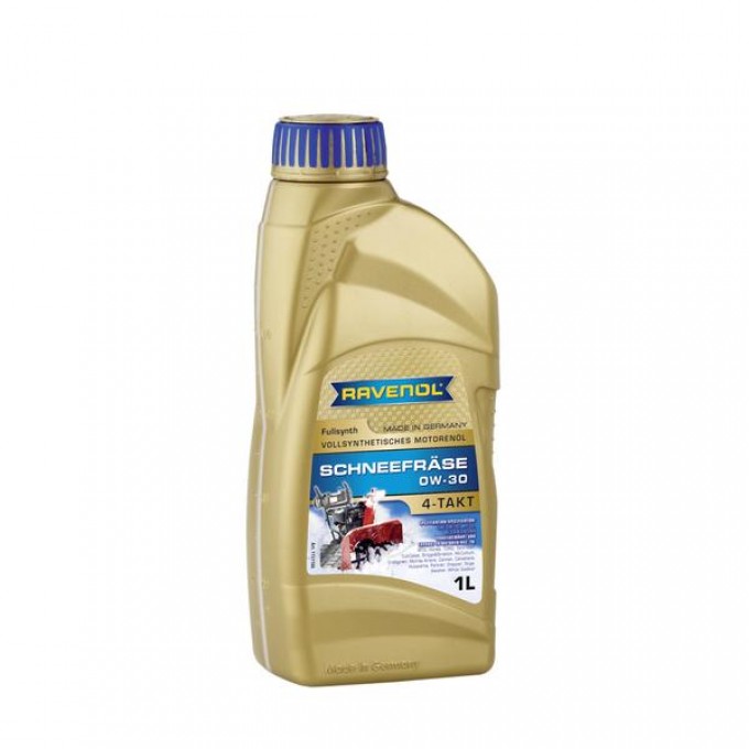 Моторное масло RAVENOL Schneefraese 4-Takt 0W30 1л 115110600101000