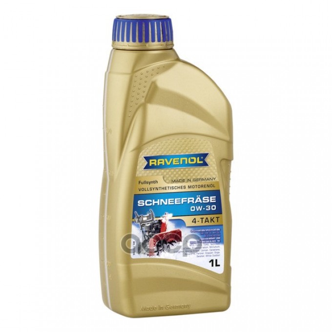 Моторное масло RAVENOL Для 4-Такт Снегоубор. Техники 5W-30 (1Л) (Втор.Номер 4014835727410) 115110600101999