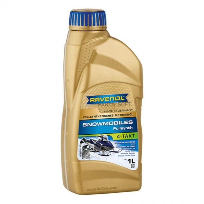 Моторное масло RAVENOL Snowmobiles 4-Takt Fullsynth 1л 1151311001