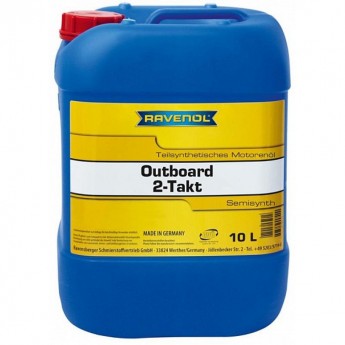 Моторное масло RAVENOL Outboardoel 2T teilsynth 10л