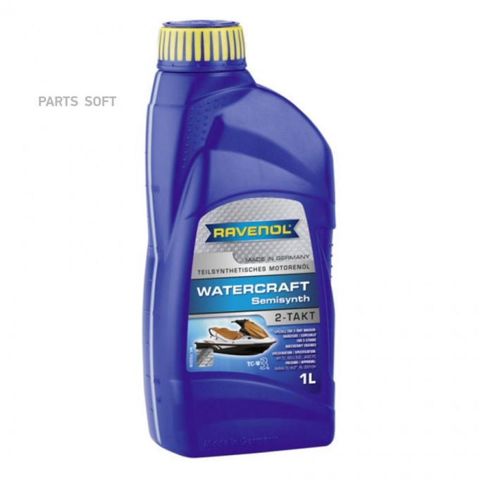 Моторное масло RAVENOL минеральное Watercraft 2-Takt 1л 1152210001