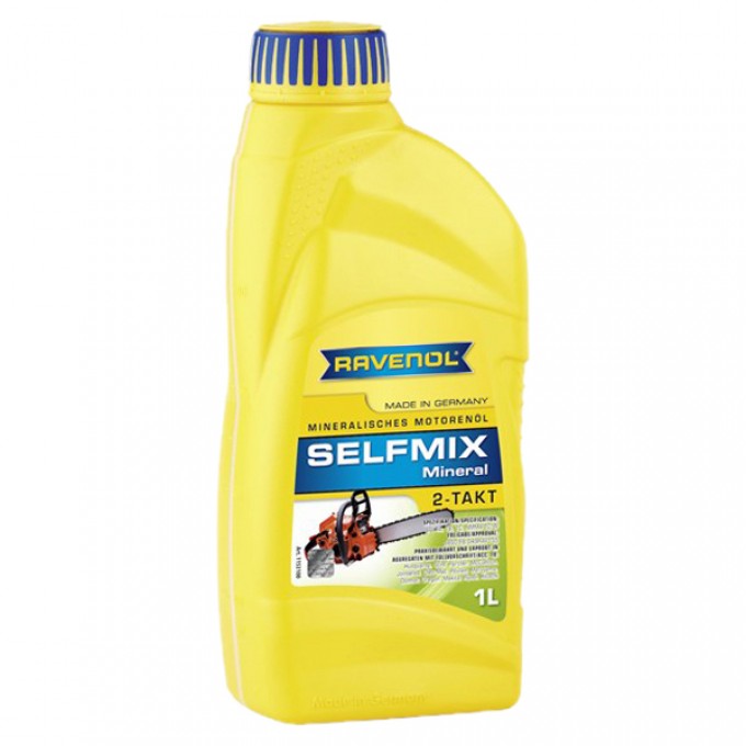 Моторное масло RAVENOL минеральное Selfmix 2T 1л 1153100001