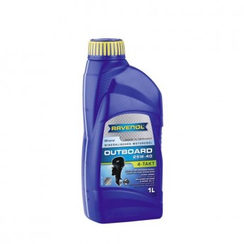 Моторное масло RAVENOL Outboardoil 4T 25W40 1л