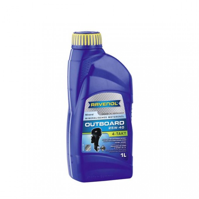 Моторное масло RAVENOL Outboardoil 4T 25W40 1л 115320700101999