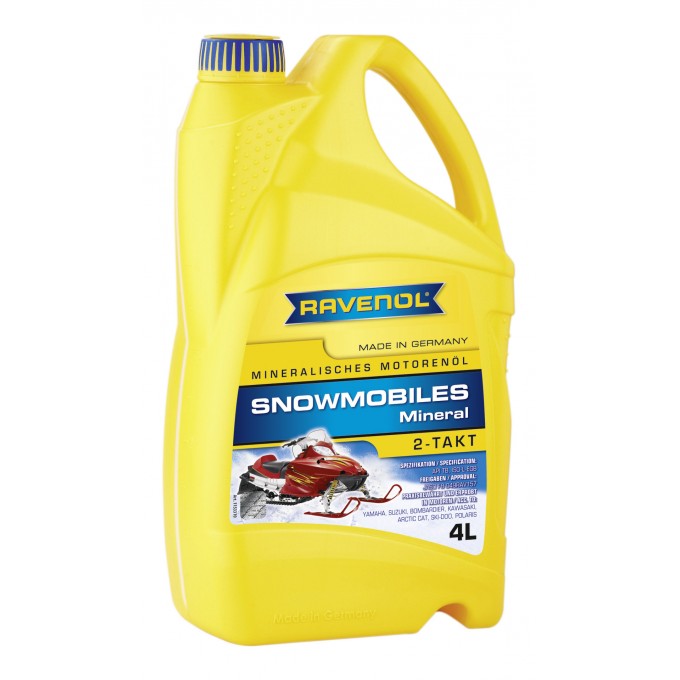 Моторное масло RAVENOL Snowmobiles Mineral 2-Takt 5W-30 4л 115331000401999