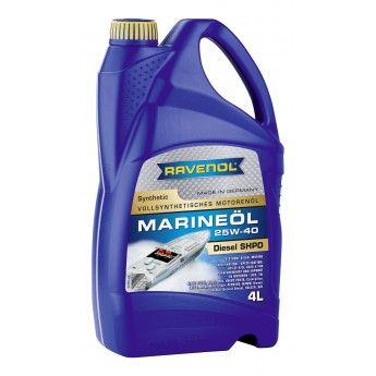 Моторное масло RAVENOL Marineoil SHPD Synthetic 25W40 4л