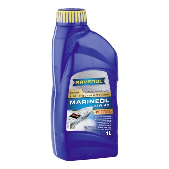 Моторное масло RAVENOL Marineoil Petrol Synthetic 25W40 1л