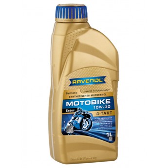 Моторное масло RAVENOL Motobike 4-T Ester 10W-30 1л