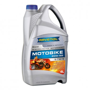 Моторное масло RAVENOL Motobike V-Twin SAE 20W50 Mineral new 4л