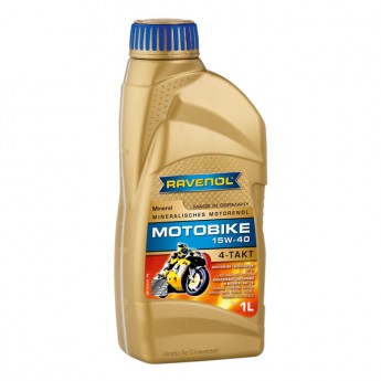 Моторное масло RAVENOL Motobike 4-T Mineral SAE 15W-40 (1л) new 4014835731318