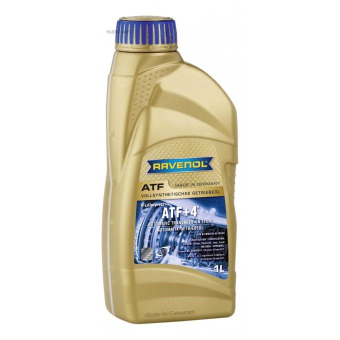 Трансмиссионное масло RAVENOL ATF+4 Fluid 121110000101999