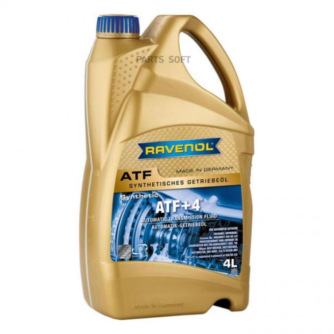 Трансмиссионное масло RAVENOL Atf Atf+4 1211100004