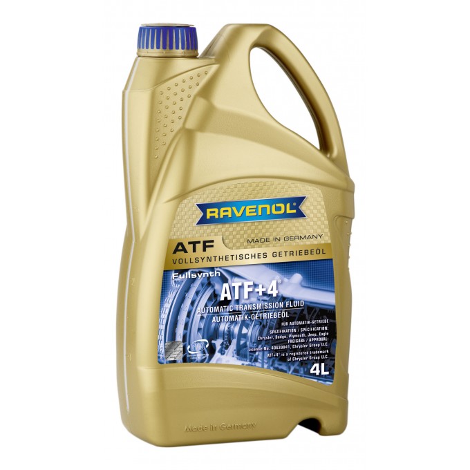 Трансмиссионное масло RAVENOL ATF+4 Fluid 121110000401999