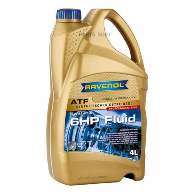 Трансмиссионное масло RAVENOL ATF 6 HP 1211112004