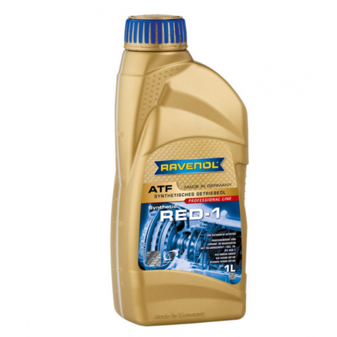 Моторное масло RAVENOL синтетическое трансмиссионное Atf Red-1 4л 1211117004