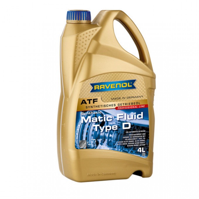 Масло трансмиссионное RAVENOL ATF Matic Fluid Type D 4 л 1211121-004-01-999