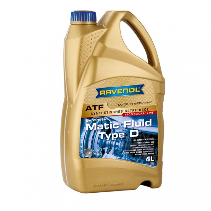 Трансмиссионное масло RAVENOL ATF Matic Fluid Type D 121112100401999