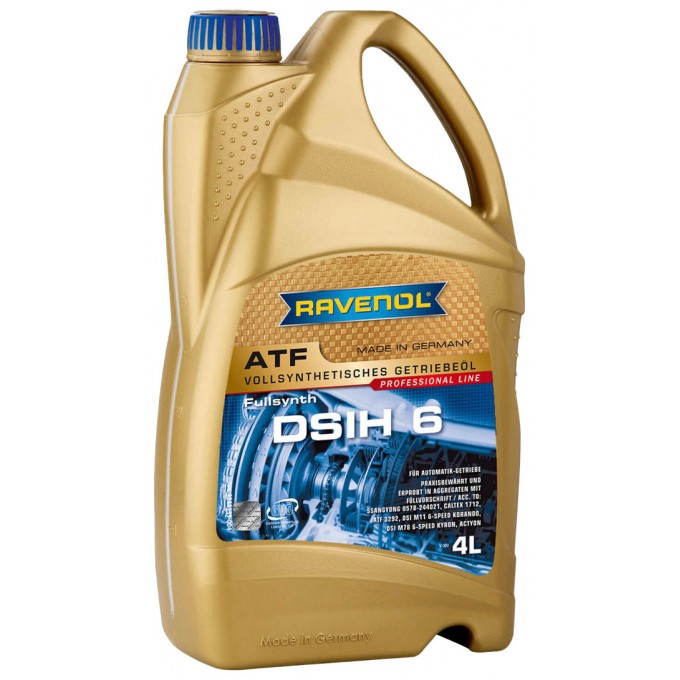 Трансмиссионное масло RAVENOL Atf Dsih 6 1211133004