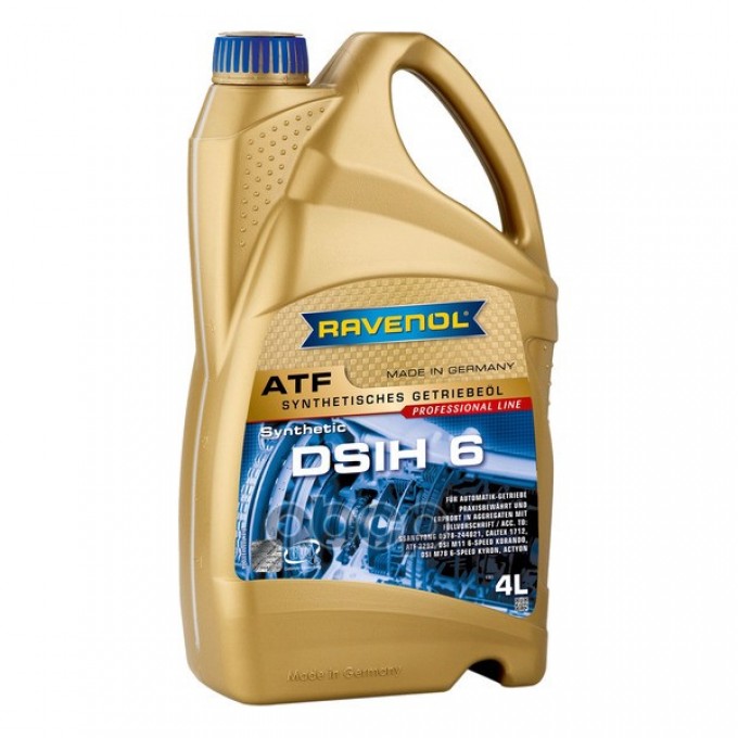 Трансмиссионное масло RAVENOL ATF DSIH 6 121113300401999