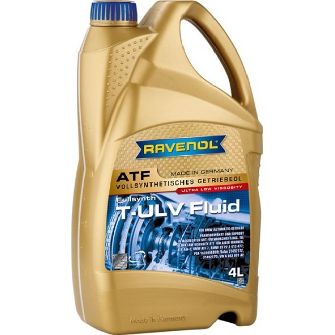 Трансмиссионное масло RAVENOL ATF T-ULV Fluid 121114600401999