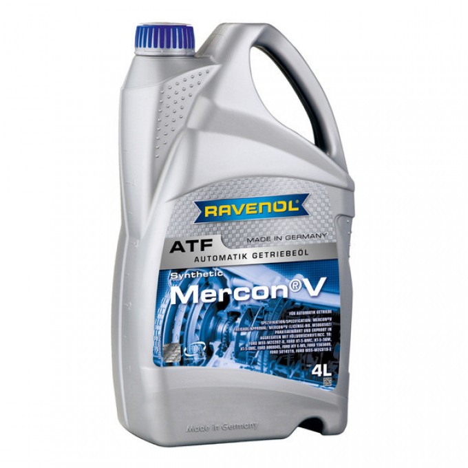 Масло трансмиссионное RAVENOL ATF Mercon V 4 л 1212101-004-01-999