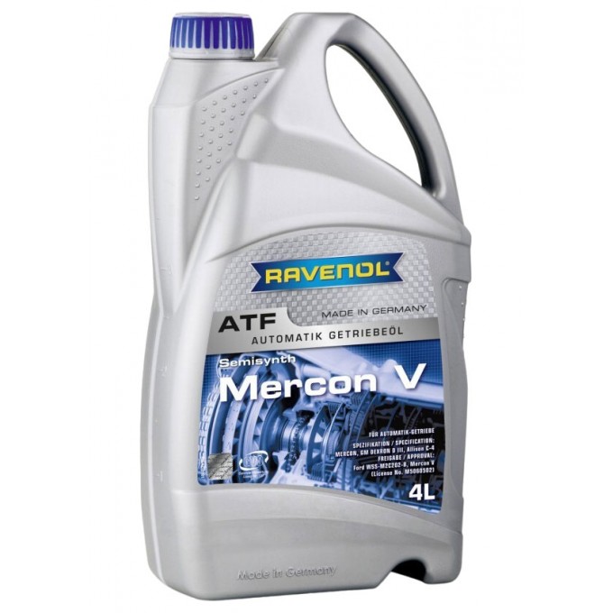 Трансмиссионное масло RAVENOL ATF Mercon V 1212101004