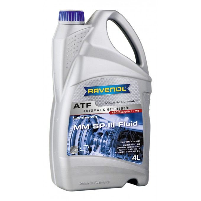 Трансмиссионное масло RAVENOL ATF MM SP-III Fluid 121210300401999