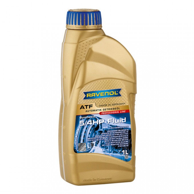 Масло трансмиссионное RAVENOL ATF 5/4 HP Fluid 1 л 1212104-001-01-999