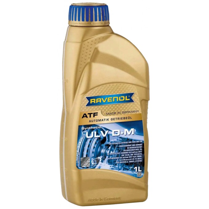 Трансмиссионное масло RAVENOL ATF ULV D-M 1212108-001-01-999