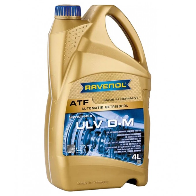 Трансмиссионное масло RAVENOL ATF ULV D-M 1212108-004-01-999