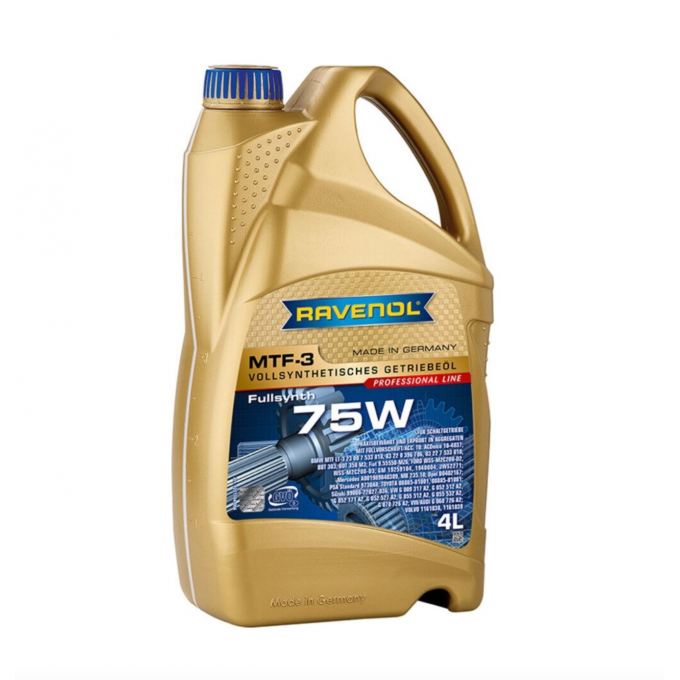 Трансмиссионное масло RAVENOL MTF-3 75W 1221104004